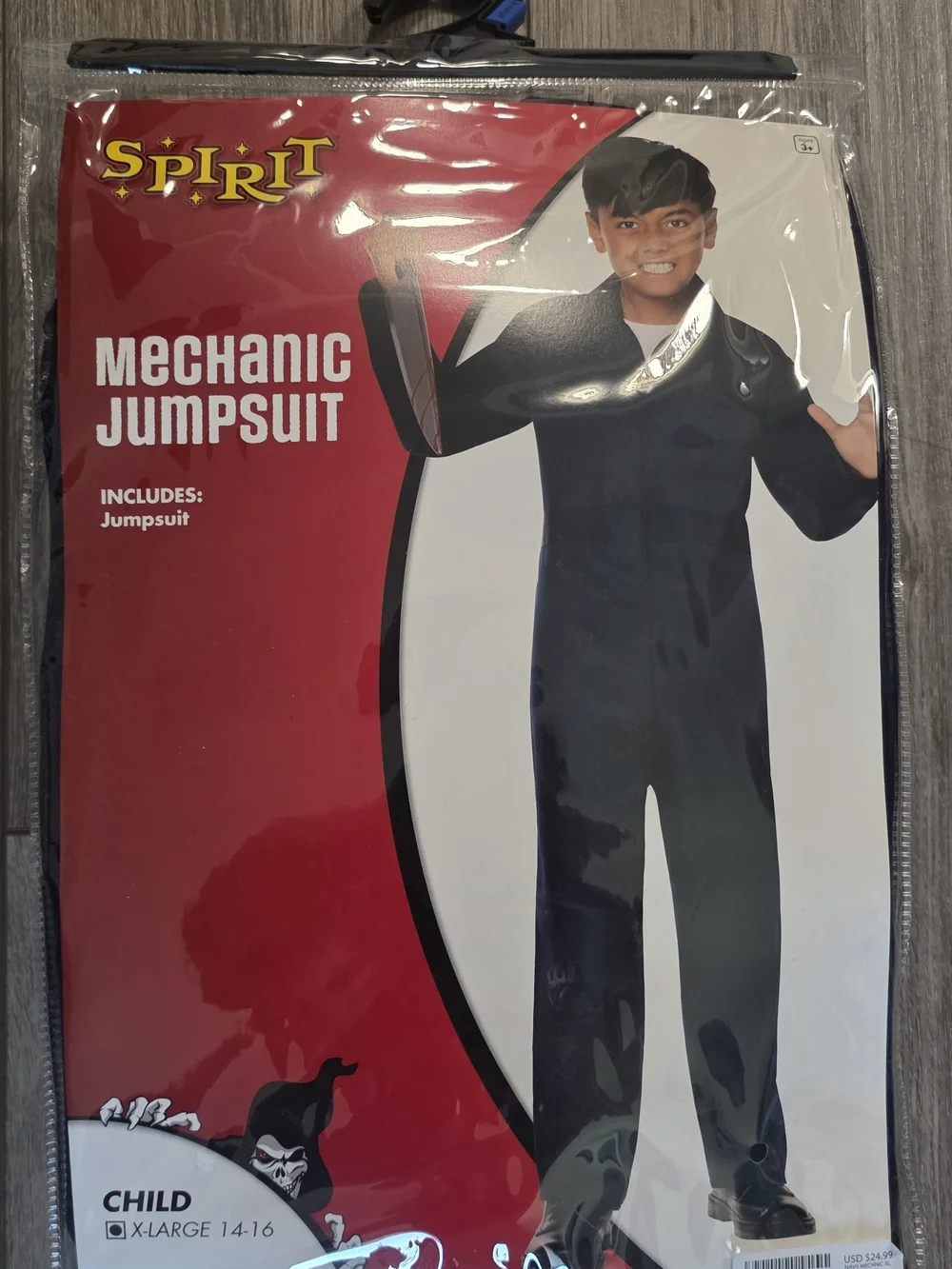 Spirit Blue Mechanic Jumpsuit Costume for Kids